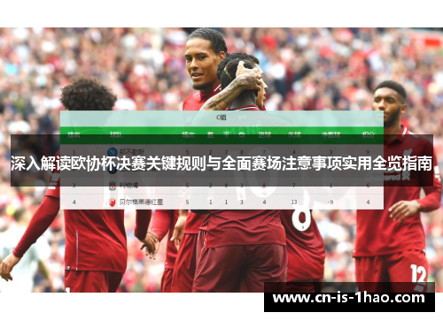 深入解读欧协杯决赛关键规则与全面赛场注意事项实用全览指南